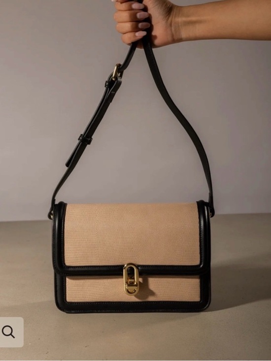 Jules Kae Handbags - Jules Kae Mia Crossbody in Blush Lizard - Anthropologie - Vegan Leather